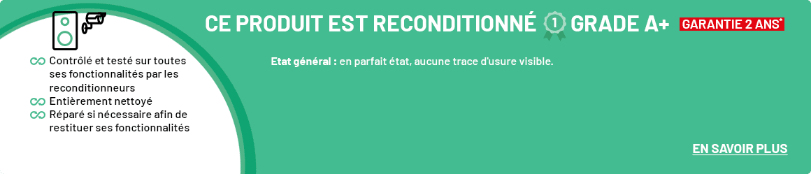 Ce produit est reconditionné