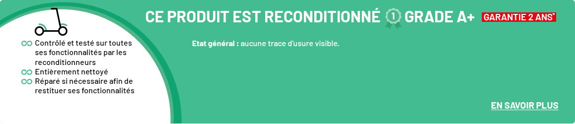 Ce produit est reconditionné