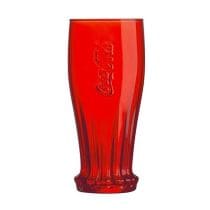 Verre COCA COLA caps 35cl rouge