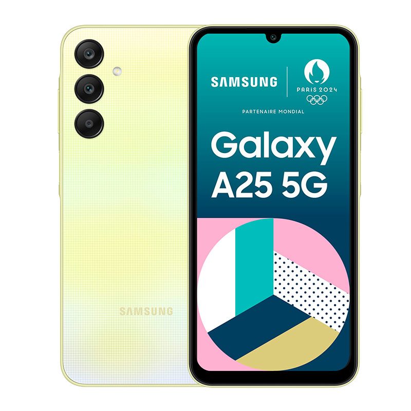 Smartphone SAMSUNG A25 5G 128Go Lime