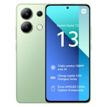 Smartphone XIAOMI Redmi Note13 4G 256Go Vert