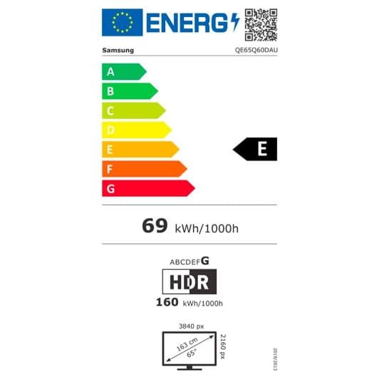 SAMSUNG QE65Q60D - TV  4K QLED 65