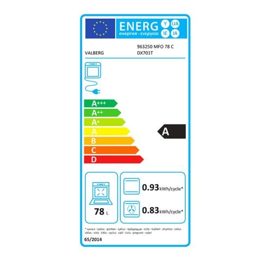 Heteluchtoven VALBERG MFO 78 C DX 701T