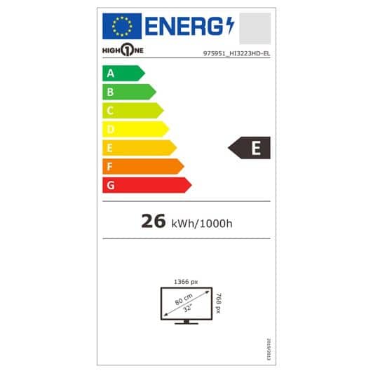 HIGH ONE HI3223HD-EL - TV HD LED 32