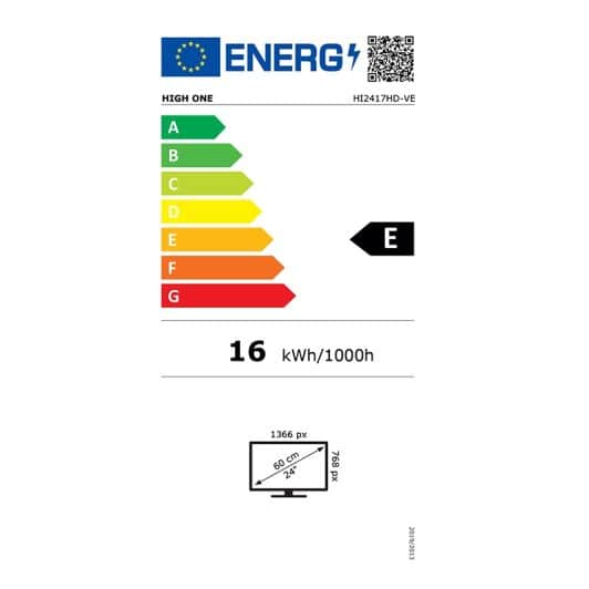 HIGH ONE HI2417HD-VE - TV HD LED 24