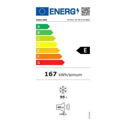 Diepvrieskist HIGH ONE CF 95 E W180C