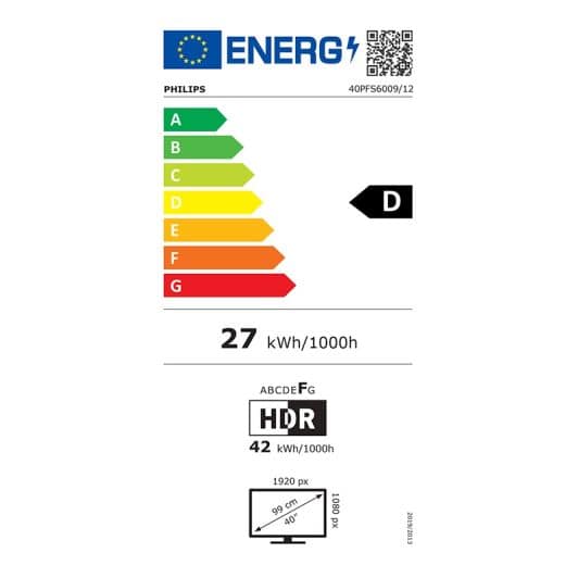 PHILIPS 40PFS6009 - TV 40 inch SMART