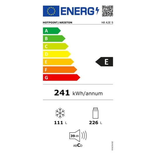 Réfrigérateur combiné HOTPOINT 8A2ES