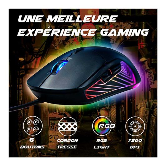 Souris gaming AKUMA OTAKU M02 filaire