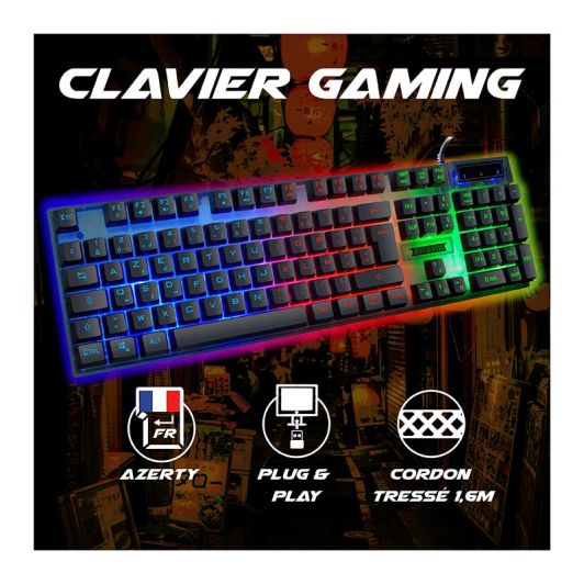 Clavier gamer AKUMA SHONEN K01 membrane