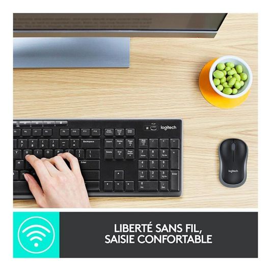 Pack Clavier + souris sans fil LOGITECH MK270