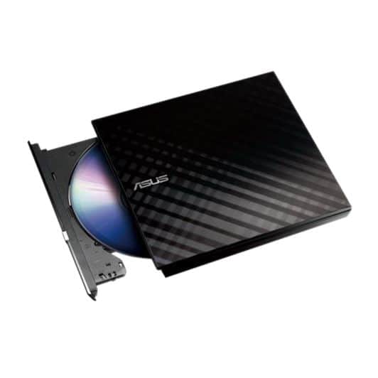 Lecteur graveur CD/DVD externe ASUS SDRW-08D2S Noir