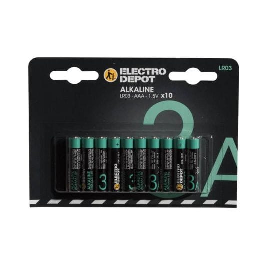 Batterij ELECTRO DÉPÔT Alkaline AAA - LR03 x10