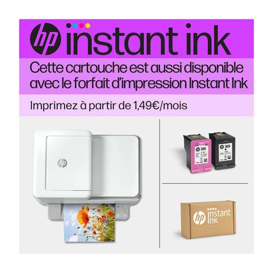 Inktpatroon zwart HP 305 authentic  (3YM61AE)