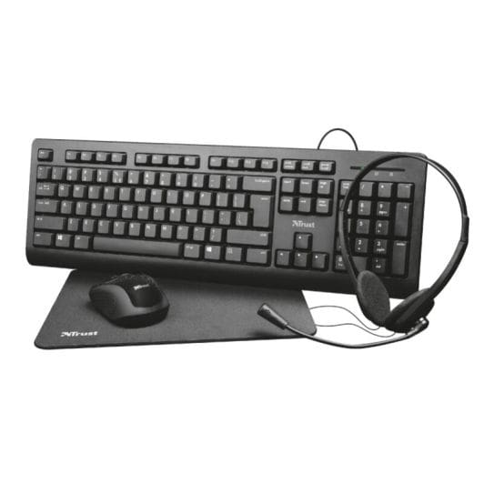 Clavier+Souris TRUST PRIMO 4-IN-1 HOME-BE