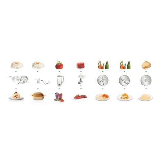 Robôt patissier BOSCH MUM58231 1000W multi-accessoires