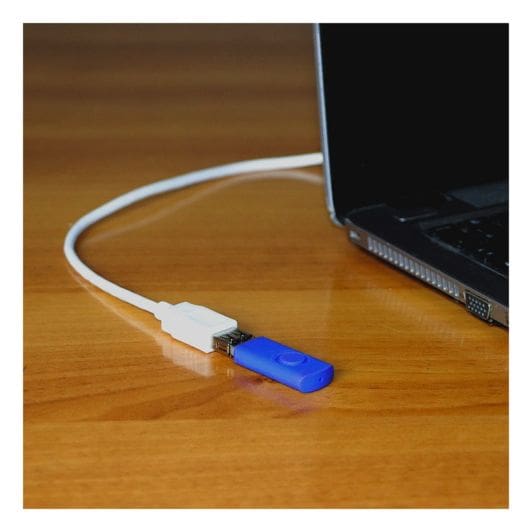 Rallonge câble USB femelle EDENWOOD vers USB mâle blanc 2m