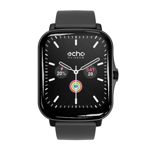 Smartwatch ECHO RAINBOW 44mm ZWART