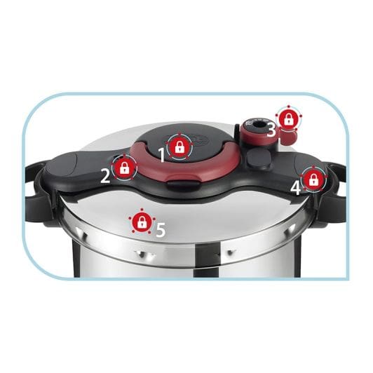  Snelkoker  TEFAL clipso minut easy 6L 