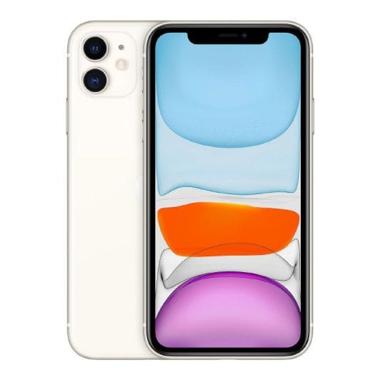 APPLE iPhone 11 64 Go Blanc reconditionné Grade éco + coque