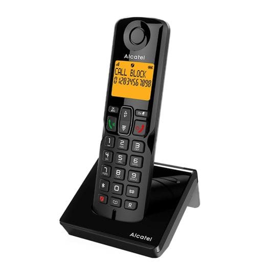 Telefoon solo ALCATEL S280 zwart