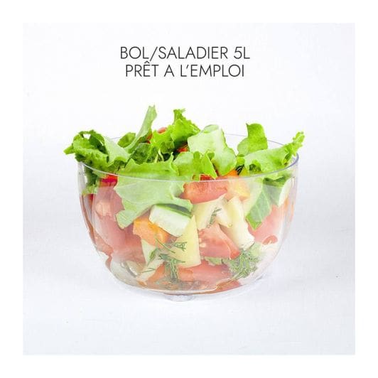 Essoreuse à salade 26cm bouton stop