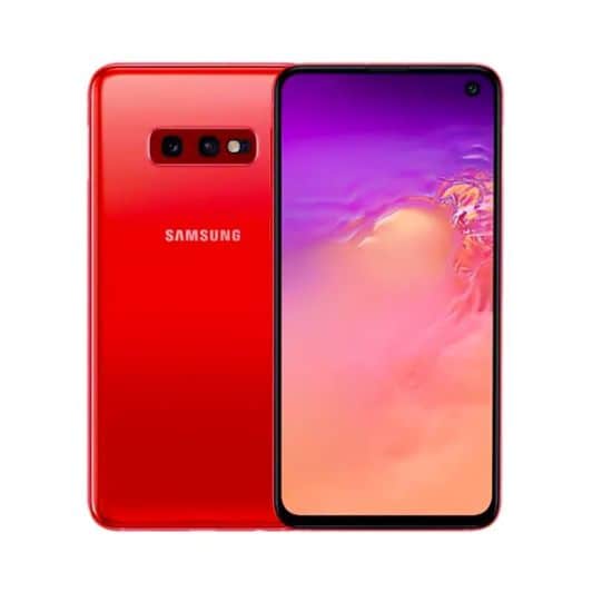 Smartphone SAMSUNG GALAXY S10E 128Go Rouge reconditionné Grade A+