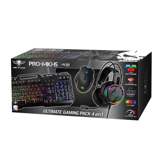 Pack Gamer SPIRIT OF GAMER 4 en 1 - PRO-MKH5