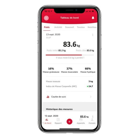 Personenweegschaal elektronisch TERRAILLON CONNECT & CARE