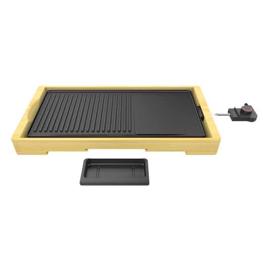 Plancha électrique bambou COSYLIFE CL-PLB50