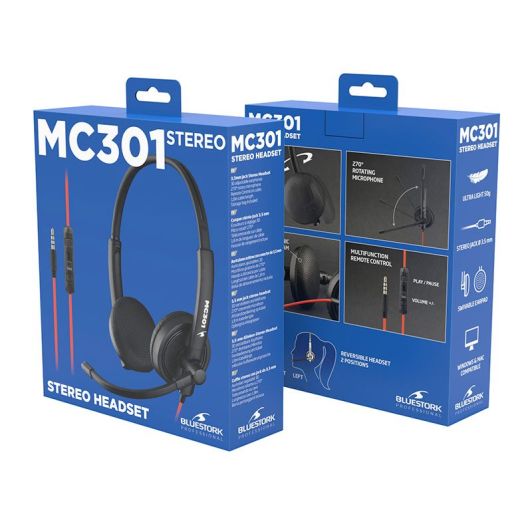 Casque micro BLUESTORK MC301