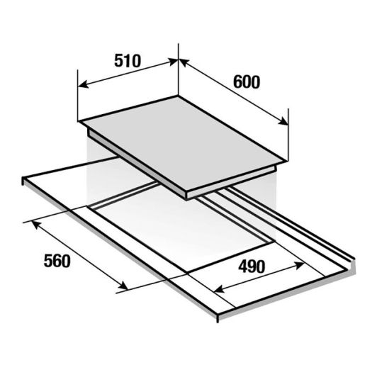 Plaque de cuisson vitrocéramique SAUTER SPV 4530 B