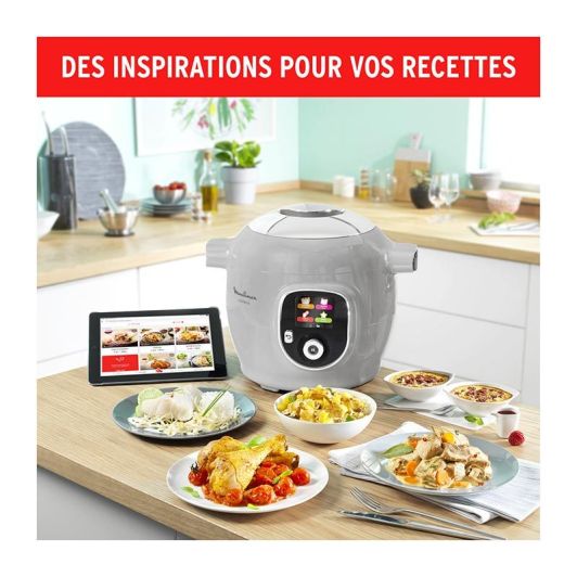 Multikoker MOULINEX COOKEO CE854B10  80 recepten