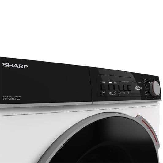 Wasmachine 8Kg SHARP ES-NFB814EWDA-FR