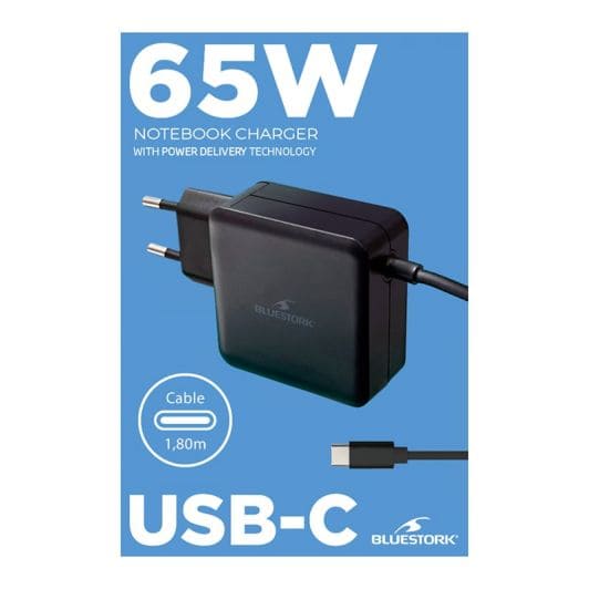 Chargeur BLUESTORK PC USB-C 65W