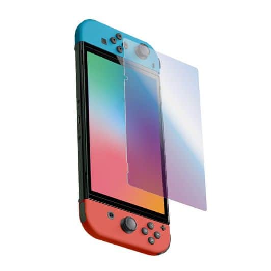 Verre trempé MUVIT filtre bleu pour Nintendo Switch