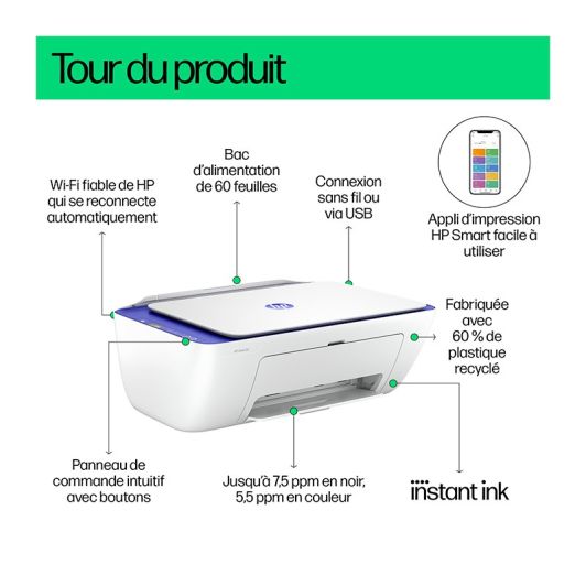 Imprimante HP Deskjet 2821e