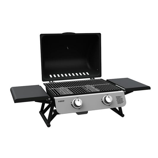 Gasbarbecue SILVER STYLE draagbaar 2 vuren