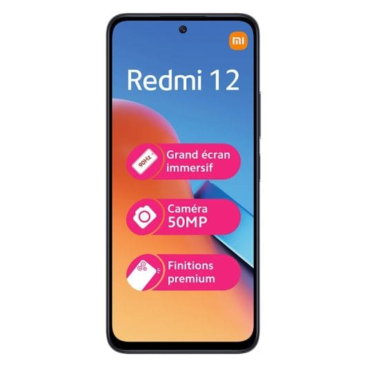 Smartphone XIAOMI REDMI 12 4G 256Gb zwart