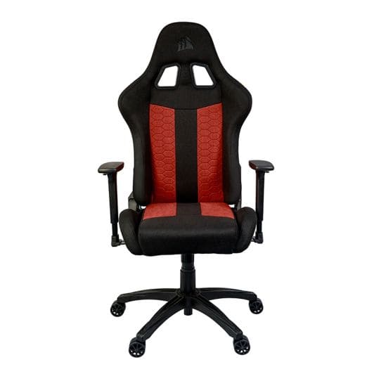 Bureaustoel gaming CORSAIR TC100 zwart en rood