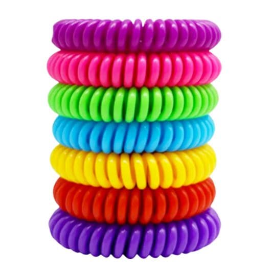 Bracelet anti-moustiques spirale x10