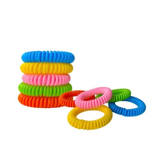 Bracelet anti-moustiques spirale x10