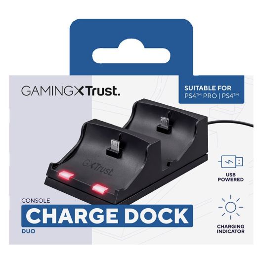Lader TRUST GAMING duo controllers PS4 GXT23