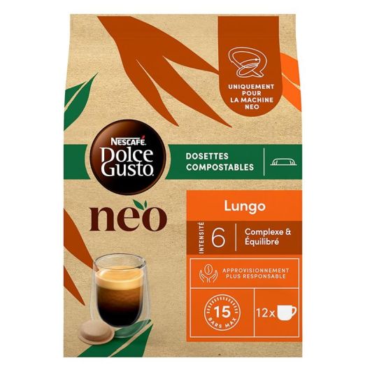 Koffiepads DOLCE GUSTO NEO LUNGO