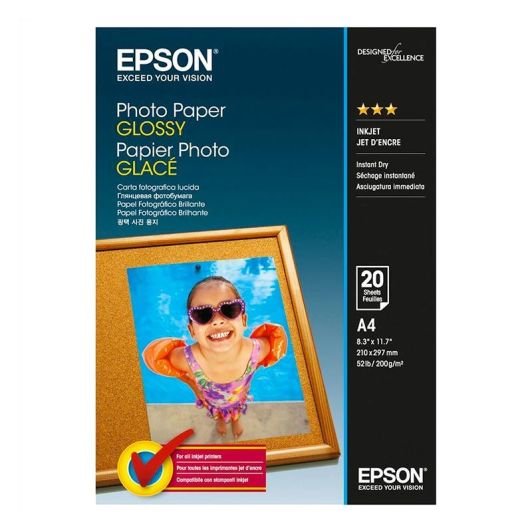 Papier EPSON foto brillant A4 X20