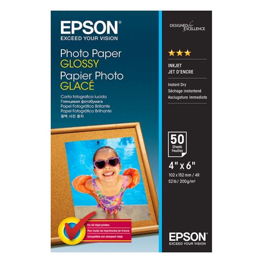 Papier EPSON Photo brillant 10X15 X50