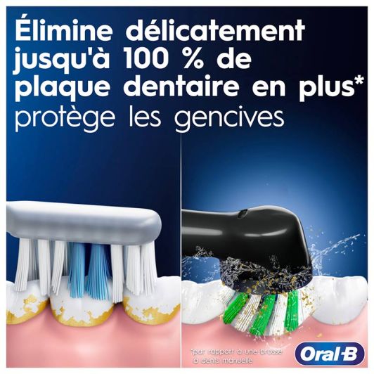 Brosse à dents ORAL-B Pro 1 Noire Cross