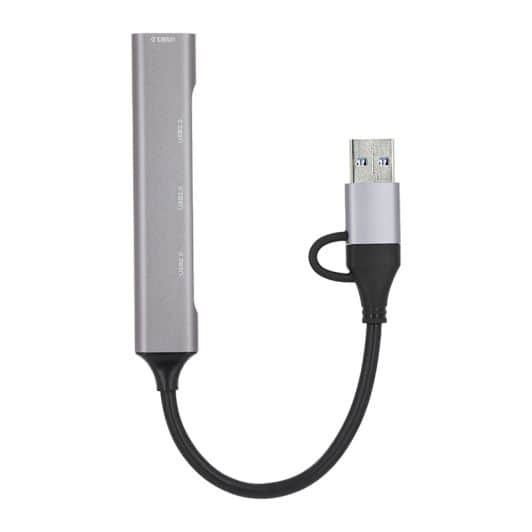 HUB SEDEA USB-C (+adapter) -> 4 poorten