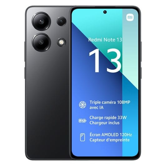 Smartphone XIAOMI Redmi Note 13 4G 256Gb zwart