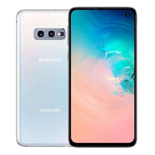 Smartphone SAMSUNG GALAXY S10E 128GO blanc Reconditionné grade A+